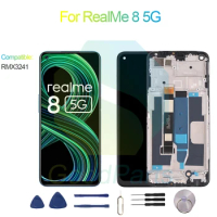 For RealMe 8 5G Screen Display Replacement 2400*1080 RMX3241 For RealMe 8 5G LCD Touch Digitizer