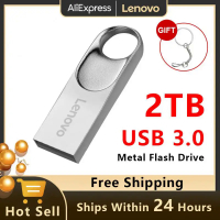 Lenovo 2TB USB Flash Drive USB 3.0ไดรฟ์ปากกา Pendrive กันน้ำ1TB Flash Disk Memoria Usb สำหรับ PS4 Gaming Gift Storage U Disk