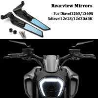 For Ducati DIAVEL 1260 S 2019-2020 Motorcycle Rearview Mirrors HD Vision Side Mirror For Ducati XDIAVEL X Diavel 1262 S / Dark