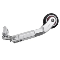 Litepro Folding Bike Seatpost Easy Wheel Universal for 412 K3 P247 Bicycle Auxiliary Wheel Bike Parts Silver