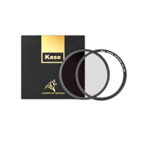 Kase 82mm Wolverine Magnetic Circular Polarizer CPL Filter with Adapter Ring