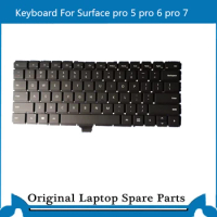 Original For Microsoft Surface Pro 5 1796 Pro 6 7 1866 Keyboard 13.5Inch US Black