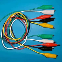 Jepit buaya Aligatot crocodile clip Warna Warni Set isi 5 Kabel Sedang