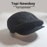 Topi Kodok Newsboy Copet Pria Keren Gaya Klasik Unik Bahan Flece Nyaman Dewasa Remaja