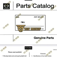 Ebook softcopy pdf parts catalog hino lohan 500 new generation FM260JD-FM280 series FM8J Euro4 2022