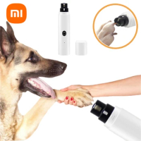 Xiaomi USB Charging Dog Nail Grinders Rechargeable Pet Nail Clippers Quiet Electric Dog Cat Paws Nail Grooming Trimmer Tools