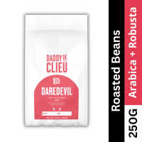 Daddy De Clieu Daredevil Roasted Coffee Beans Brazil and Sumatra Blend 250g Dark Roast