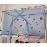 【學生蚊帳1.2米(4英尺)】寢室宿舍上下鋪 學生蚊帳 單人床老式蚊帳兒童 加密1.5米高-7101011