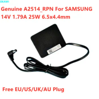 Genuine A2514_RPN 14V 1.79A 1.786A 25W AC Adapter For SAMSUNG A2514_FPN A2514_DPN A2514-MPNL LCD Monitor Power Supply Charger