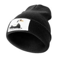 Swimming adult male Spectacled Eider Knitted Cap Rugby Christmas Hat Caps Women Men's