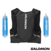 官方直營 Salomon SENSE PRO 10 水袋背包組 黑/烏木黑