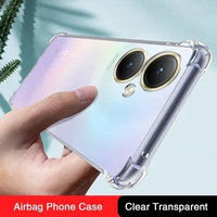 Soft Silicone Case for VIVO Y27 Y22 Y22S Y21 Y21S Y21T Y21E Y21A Y21G Y20 Y20i Y20S(G) Y20A Y20G Y20T 2021 5G Airbag Clear Cover