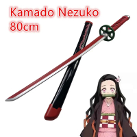1:1 Quỷ Slayer kimetsu no Yaiba kiếm vũ khí tomioka giyuu cosplay kiếm Anime Ninja dao gỗ Đồ chơi 80