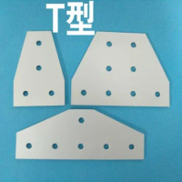 4 / 6 / 8 Holes T Type 3030 4040 2040 3060 4080 4590 Connection Plate Corner Bracket Joint Board For Aluminium Profiles