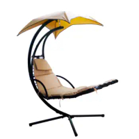 Outdoor balcony swing leisure lounge chair hammock hanging chair floating lounge chair with canopy
