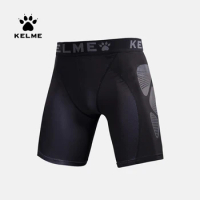KELME Men's Running Shorts Gym Leggings Running Tights Exercise Compression Pants Sport Tights Underwear Breathable 3871100