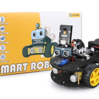 ELEGOO UNO R3 Project Smart Robot Car Kit V4, Intelligent and Educational Toy Car Robotic Kit for Arduino Learner DIY Kit