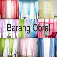 COD-Tirai Gorden Tulle Vitrase Puring Transparan Dalaman Gorden/Hordeng/Korden/Jendela-Gorden Minima
