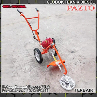 PAZTO Mesin Potong Rumput Dorong 4 Tak 435 Bensin Lawn Mower Original - Standard