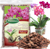 Orchid Bark Potting MixPremium Orchid Potting Mixture of Pine Bark and PerliteGood Ventilation and W