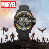 Marvel For Mens Watches Avengers Male G Shock Dual Display Wristwatch 100m Waterproof Boy Sports Militarty New Relogio Masculino