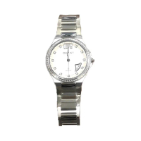 【ORIENT 東方錶】官方授權T2 男 時尚白鑽面 石英腕錶(C371F18S)