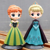 Action Figure Q Posket Princess Elsa Anna Frozen Qposket Topper Cake Pajangan Hiasan Mainan Pasti Or