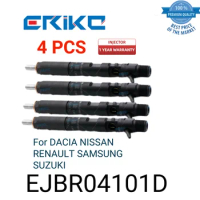 4 PCS EJBR04101D Fuel Injectors EJBR 041 01D EJBR 041 01D RENAULT 82 00 553 570 fit for DACIA NISSAN RENAULT SAMSUNG SUZUKI