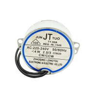 Motor AC AC 220-240V TY-50A motor segerak berayun untuk bahagian kipas 50 60Hz