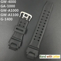 PU Strap GA1000/GA1100/GW4000/A1100/G1400 Watch Band Replacment Smart Bracelet accessories Wrist ga-1000/gw-4000 Belt