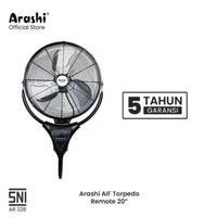 Arashi Kipas Angin Dinding 20 Inch + Remote AIF Torpedo AR 228 PWF