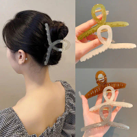Kẹp Tóc Màu Thạch, Cỡ Lớn (13cm), Kẹp Tóc Nữ, Kẹp Tóc Sau Đầu, Kẹp Cá Mập Tóc, Thiết Kế Tấm