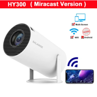 Salange HY300 Projector Miracast Version for SAMSUNG XiaoMi WIFI Home Cinema 720P Outdoor 1080P 4K LCD Portable Proyector