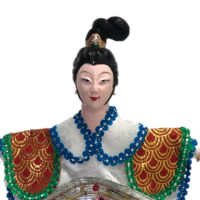 【A-ONE 匯旺】西遊記 白骨精 偶戲 布袋戲偶 送中華民國 國旗臂章 戲偶架 旦 布偶人偶 戲偶(布袋戲)