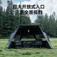 Blackdog黑狗入影黑膠遮陽帳篷戶外釣魚折疊便攜防曬自動露營帳