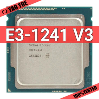 Used E3-1241 v3 E3 1241v3 E3 1241 v3 3.5 GHz Quad-Core Eight-Thread CPU Processor 80W LGA 1150