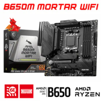 MSI B650M MORTAR WIFI AM5 Motherboard Support DDR5 AMD RYZEN 7000 Series 7700x R7 7800x3d Processor 6E WiFi Mainboard New Brand