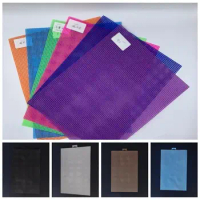 28x21cm Cross Stitch Canvas Grid Square Handmade Plastic Canvas Fabric Convenient 14CT Embroidery Fabric Canvas Grid Women