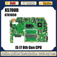 LT Laptop X570UD Notebook Mainboard For ASUS TUF YX570U FX570U X570U YX570UD FX570UD Laptop Motherboard I5 I7 8th Gen GTX1050