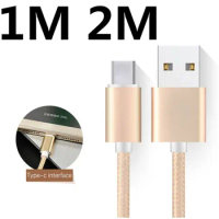 USB Type C Charging Cable USB-C For Samsung Galaxy A40 A50 A70 A20 A90 5G M80S A8 2018 A530 A730 Meter Long Phone Charger Cable