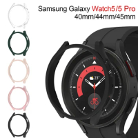 Case for Samsung Galaxy Watch 5 Pro 45mm Galaxy Watch 5 40mm 44mm PC Case All-Around Protective Shell for Watch 5/5 pro Cover