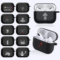 Black Wireless Earphone Charging Cover Bag for Apple AirPods Pro Cases Soft Bluetooth Box Headset Protective Case Air Pods Pro3