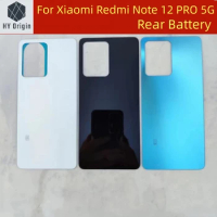 New For Xiaomi Redmi Note 12 Pro 5G battery cover Back glass Cover Replacement Rear Housing Cover For Redmi Note 12 Pro With CE