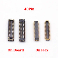 10pcs LCD Screen Display FPC Flex Connector Plug Port For Huawei Honor V10 10 30 Mate20 X Mate 20 20X P30 Pro P30Pro Board 40Pin