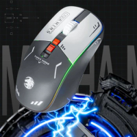 ECHOME G308 Wireless Mouuse Bluetooth Third Mock Esports Gaming Mouse Laptops Accessories Office Computer Mouse Roccat Charging
