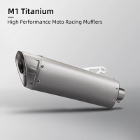 51MM Modified Motorcycle titanium Fiber Exhaust Muffler for YZF R6 R15 R3 MT07 zx6r z650 z900 mt09 fz09 cbr500r zx10r
