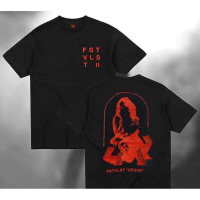 KAOS T-Shirt BAND FSTVLST-FSTVLST II VEGAS RED Bahan Tebal Cotton Combed 24s lembut nyaman pria/wani