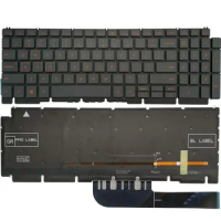 New US Keyboard For Dell G15 Ryzen Edition G15 5510 5511 5515 5520 With Red backlight