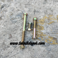 Baut Pengencang Kuning 12 x 30 mm Baut Furniture Kunci 17 mm 10 Pics