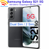 Original Samsung Galaxy S21 5G G9910 Dual Sim 6.2" 8GB RAM 128GB 256GB ROM Snapdragon 888 NFC Octa Core Unlocked 5G